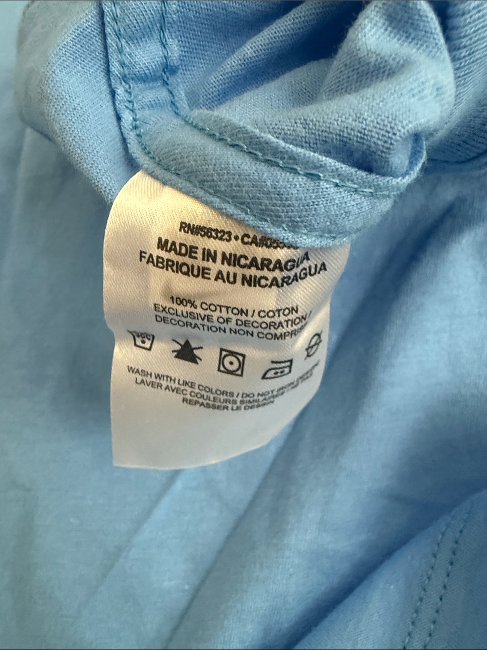 Nike Air Light Blue Crewneck T-Shirt with White Swoosh Size XXL - Picture 10 of 11